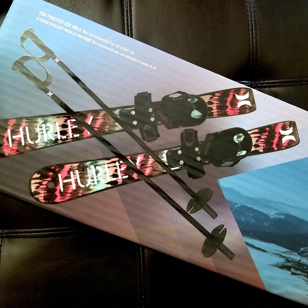 ❗Hurley Youth Beginner Skis Red❗